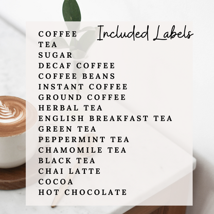 Printable Coffee Labels