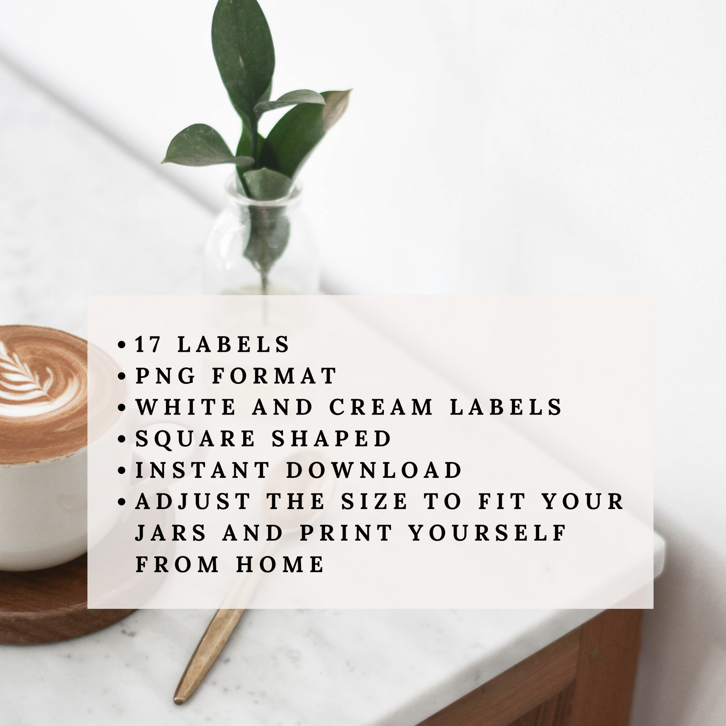 Printable Coffee Labels